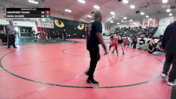 140 lbs Cons. Round 2 - Keira Gilders, Centennial Corona vs Amarpreet Gharu, Oxnard