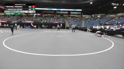 165 lbs Champ. Round 1 - 1 Jonathan Kervin, Indiana Tech vs Mitchell Freeman, Rio Grande