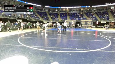 192 lbs Consy 4 - Coy Campbell, Titusville vs Luke O'Korn, Peters Township