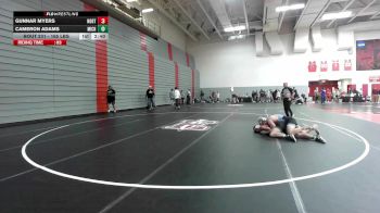 165 lbs Quarterfinal - Gunnar Myers, Northwestern - Unatt vs Cameron Adams, Michigan State - Unatt