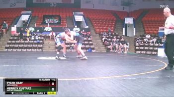 112 lbs Champ. Round 2 - Merrick Kustarz, Shelby Township vs Tyler Gray, Wellington