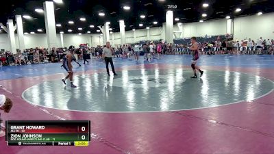 144 lbs Round 6 (16 Team) - Grant Howard, All In vs Zion Johnson, Dog Pound Wrestling Club