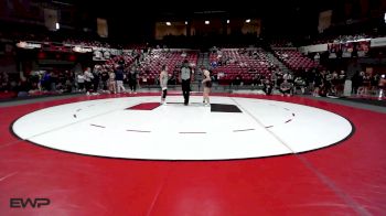110 lbs Rr Rnd 1 - Hannah Lopez, Westmoore High School Girls vs Adylai Baldwin, Tonkawa High School Girls