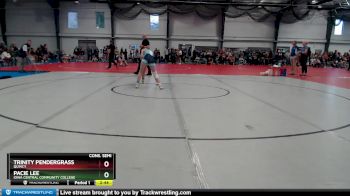 123 lbs Cons. Semi - Trinity Pendergrass, Quincy vs Pacie Lee, Iowa Central Community College