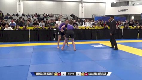 Cara Linda Du Plessis vs Maryssa Lynn McKinley 2024 World IBJJF Jiu-Jitsu No-Gi Championship