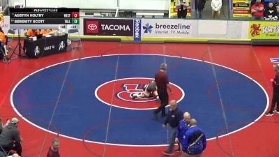 79 lbs 3rd Place - Austyn Holtry, West Perry vs Serenity Scott, Valley