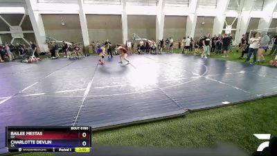 130 lbs Cons. Round 1 - Bailee Mestas, CO vs Charlotte Devlin, CA