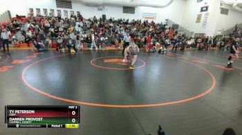 120 lbs Semifinal - Ty Peterson, Cody vs Darren Provost, Campbell County