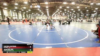 115 lbs Rd# 9- 2:15pm Saturday Final Pool - Hunter Eek, Team Michigan vs Jacob Lootens, Olympia