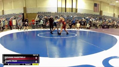 130 lbs Cons. Round 3 - Giovanni Magistrelli, OH vs Joseph Paun, IN