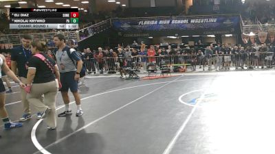 175 2A Champ. Round 1 - Nikolai Krywko, Parrish High School vs Eli Diaz, Somerset