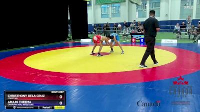 52kg Semifinal - Christhony Dela Cruz, Coast WA vs Arjun Cheema, Canadian Mal Wrestling