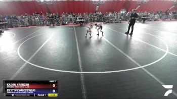 56 lbs Quarterfinal - Kaden Kreuzer, Ringers Wrestling Club vs Peyton Wilczewski, Team Nazar Training Center