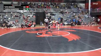 110 lbs Quarterfinal - Jazelle Robertson, Davenport vs Etta Winders, Iowa City High