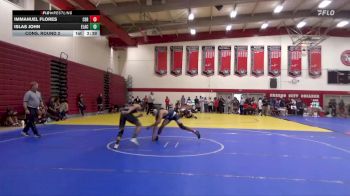 141 lbs Cons. Round 2 - Islas John, East Los Angeles College vs Immanuel Flores, Cerritos College