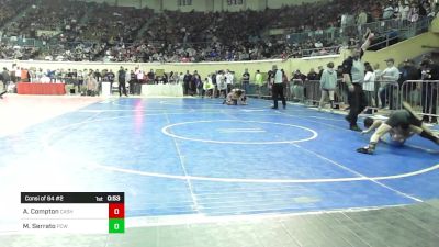 123 lbs Consi Of 64 #2 - Austin Compton, Cashion Wrestling vs Marcos Serrato, Putnam City West