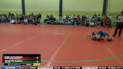 85 lbs 1st Place Match - Bode Hutchinson, Grand Rapids Grapplers vs Kingston Gardas, Pinnacle