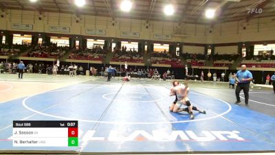 150 lbs Consi Of 16 #2 - Jacob Sasson, Germantown Academy vs Nathaniel Berhalter, Linsly School