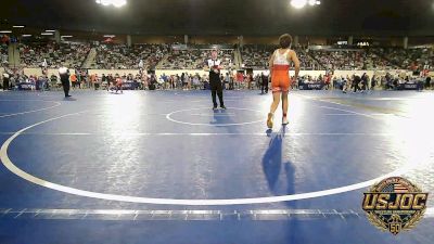 120 lbs Consi Of 16 #1 - Kiah Locust, Cowboy Wrestling Club vs Di'Imago Anderson, Team Tulsa Wrestling Club