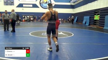 120 lbs 3rd Place - Tristin Givens, Lansing vs Matt Wood, St James Academy