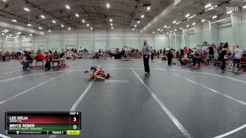 85 lbs Semifinal - Bryce Reber, Buffalo Valley Athletics vs Lee Delia, Jersey 74