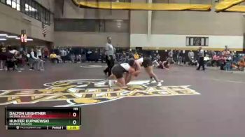 165 lbs Semifinal - Dalton Leightner, Baldwin Wallace vs Hunter Kupniewski, Baldwin Wallace