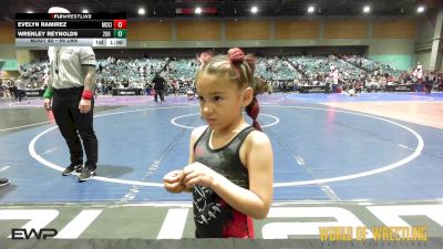 46 lbs Consi Of 8 #2 - Evelyn Ramirez, McKinleyville Panthers vs Wrenley Reynolds, 208 Badgers