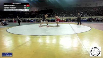 Consi Of 32 #1 - Parker Noblitt, Fort Gibson Youth Wrestling vs Korbin Pendley, Carl Albert