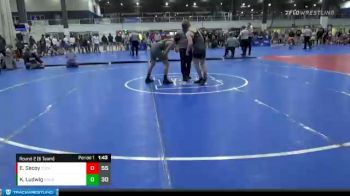 138 lbs Round 2 (6 Team) - Karl Ludwig, GREAT NECK WC - GOLD vs Ethan Secoy, ICON WRESTLING CLUB