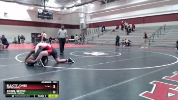 190 lbs 5th Place Match - Errol Kerns, Lawrence Central vs Elliott Jones, Center Grove