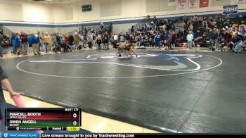 170 lbs Quarterfinal - Owen Angell, Becker vs Marcell Booth, Apple Valley