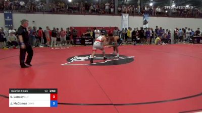 65 kg Quarterfinal - Sergio Lemley, Cliff Keen Wrestling Club vs JJ Ryan McComas, Cowboy RTC