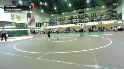 113 lbs 7th Place Match - Bradley Pulvers, Redondo Union vs Luke Brand, Simi Valley