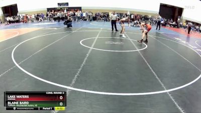 144 lbs Cons. Round 2 - Lake Waters, Odessa vs Blaine Baird, Topeka-Washburn Rural HS