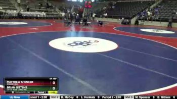 5A 160 lbs Semifinal - Matthew Spencer, Sylvan Hills vs Brian Gittens, Little Rock Christian