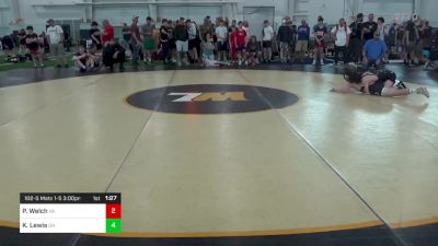 102-S Mats 1-5 3:00pm lbs Round Of 64 - Parker Welch, VA vs Kaine Lewis, OH