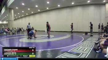 220 lbs Round 2 (10 Team) - Zachary Evans, Yeti Wrestling vs Landon Revis, Alpha Wrestling