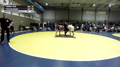 288 lbs 5th Place - Sammy Seja, Buchanan vs Trayvn Boger, South Summit (UT)