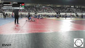 108 lbs Round Of 128 - Tyson Mcneely, Hennessey Eagles Jr High vs Brendan Barr, Chickasha Wrestling
