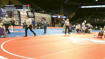 190 Class 2 lbs Champ. Round 1 - Braylon Ellis, Savannah vs Adam Folks, St. Clair