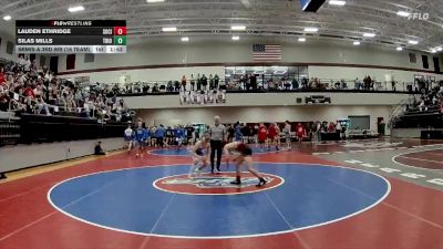 126 lbs Semis & 3rd Wb (16 Team) - Lauden Ethridge, Social Circle vs Silas Mills, Trion