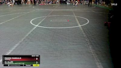 76 lbs Quarterfinal - Kj Allen, Neighborhood Wrestling Club vs Mason Margulis, Donahue