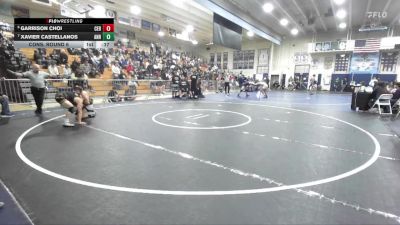 144 lbs Cons. Round 6 - Xavier Castellanos, Anaheim vs Garrison Choi, Cerritos