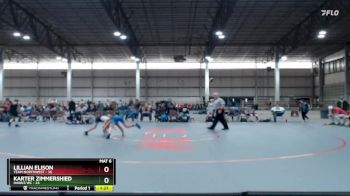 71 lbs Round 2 (4 Team) - Lillian Elison, Team Northwest vs Karter Zimmershied, Hawks WC