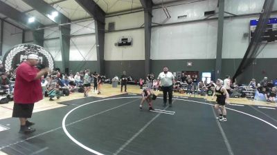 100 lbs 5th Place - Elijah Gibbs, Mat Demon WC vs Forrest Whiteman, Hotshots Wrestling