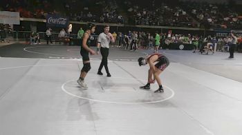 D 1 120 lbs Champ. Round 1 - John Winkler III, Central - B.R. vs Vincent Morvant, Lafayette