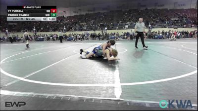 126 lbs Round Of 16 - Ty Purcell, Vinita Kids Wrestling vs Parker Franks, Noble Takedown Club