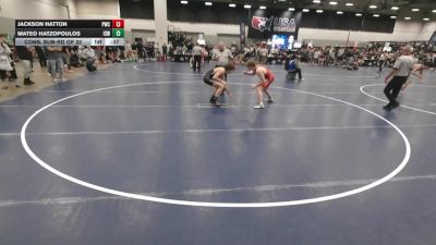 138 lbs Cons. Sub-rd Of 32 - Jackson Hatton, Pinnacle Wrestling Club vs Mateo Hatzopoulos, Izzy Style Wrestling