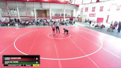 165 lbs Quarterfinal - Chris Crawford, Indiana vs Duncan Hand, UIndy