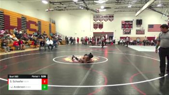 118 lbs Cons. Semi - Jangle Anderson, Oscar Smith vs Skylar Schaefer, Deep Creek